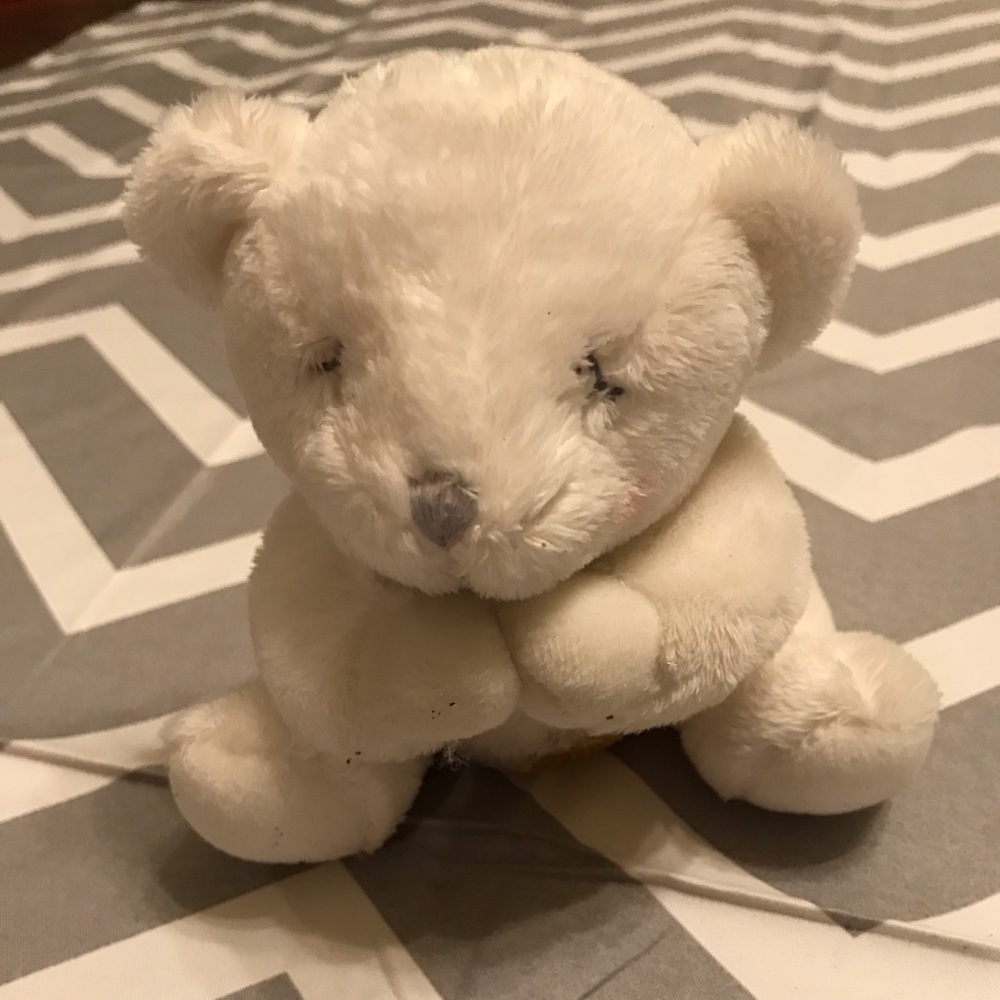 praying bear. Madeline Plush Doll, Simba Doll new